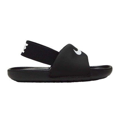 Front - Nike Toddler Kawa Swoosh Slides