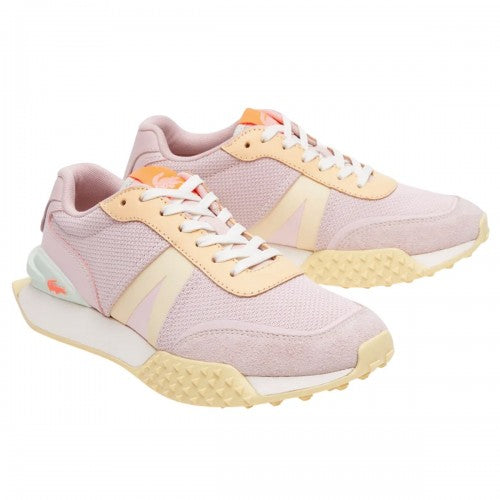 Front - Lacoste Womens/Ladies L-Spin Deluxe Leather Trainers