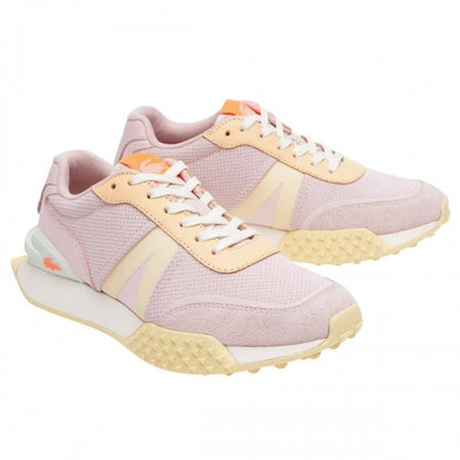 Front - Lacoste Womens/Ladies L-Spin Deluxe Leather Trainers