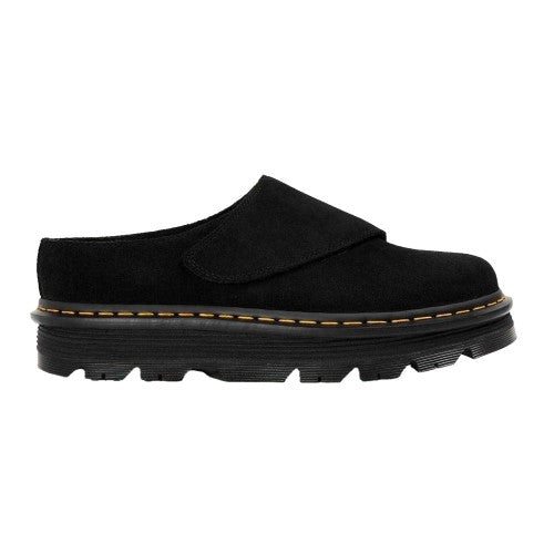 Front - Dr Martens Unisex Adult Suede Platform Mules