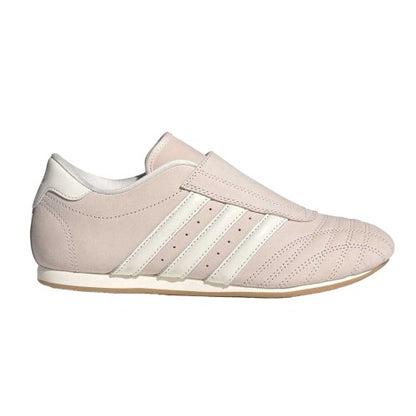 Front - Adidas Womens/Ladies 3 Stripes Leather Flat Trainers