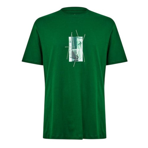 Front - Armani Exchange Mens Graphic Print T-Shirt