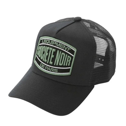 Front - Societe Noir Unisex Adult Trucker Cap