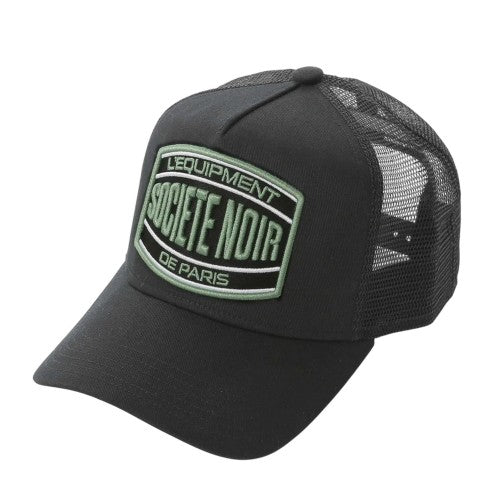 Front - Societe Noir Unisex Adult Trucker Cap