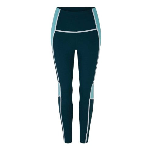 Front - Reebok Womens/Ladies Lux Skinny Running Leggings