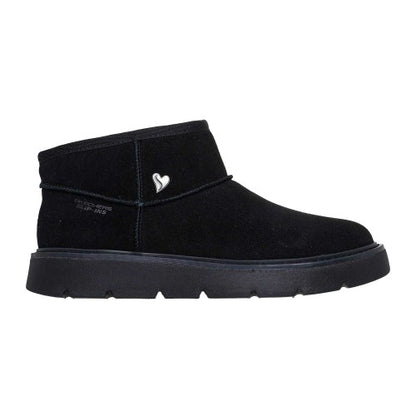 Front - Skechers Womens/Ladies Cozy Suede Slip-In Ankle Boots