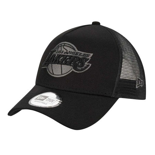Front - Los Angeles Lakers New Era Trucker Cap