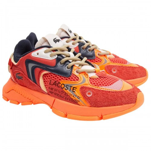 Front - Lacoste Womens/Ladies L003 Neo Leather Detailing Trainers