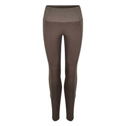 Front - Reebok Womens/Ladies Ribbed Slim Leggings