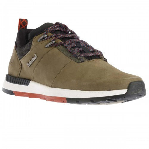 Front - Timberland Mens Field Trekker Leather Walking Boots