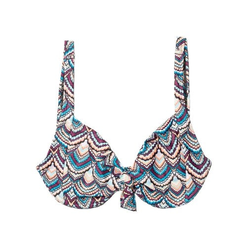 Front - Panos Emporio Womens/Ladies Patterned Bikini Top