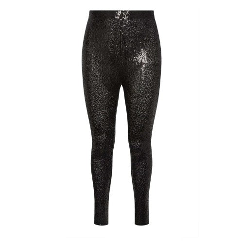 Front - Yours Womens/Ladies Sequin Tailored Leggings