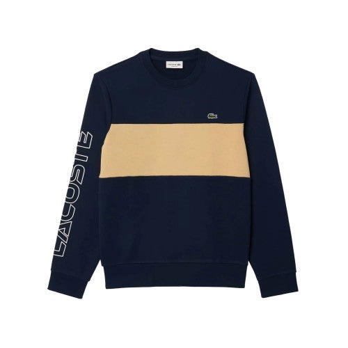 Front - Lacoste Unisex Adult Colour Block Crew Neck Sweatshirt