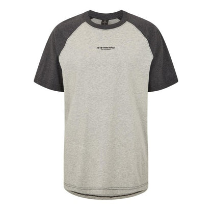 Front - G-Star Mens Chest Logo Loose Fit Raglan T-Shirt