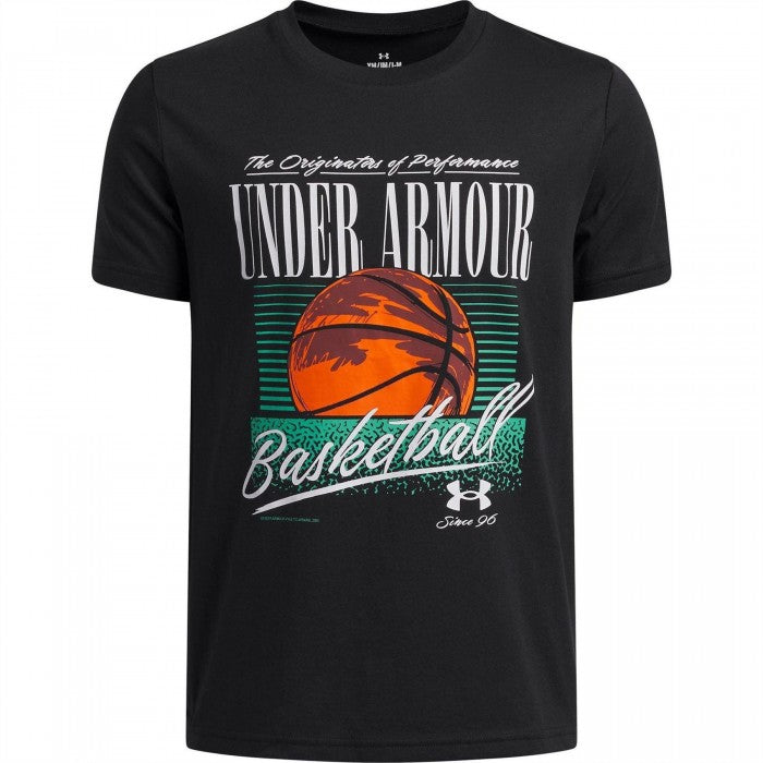Front - Under Armour Childrens/Kids Basketball Relaxed Fit T-Shirt