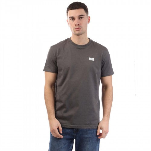Front - Weekend Offender Mens Bridgetown Plain Logo Regular T-Shirt