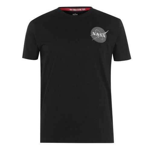 Front - NASA Mens Alpha Industries Shuttle Regular T-Shirt