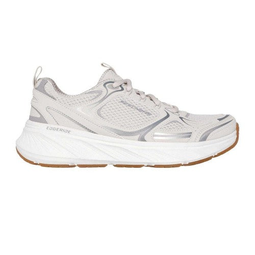Front - Skechers Womens/Ladies Edgeride Silver Eclipse Trainers