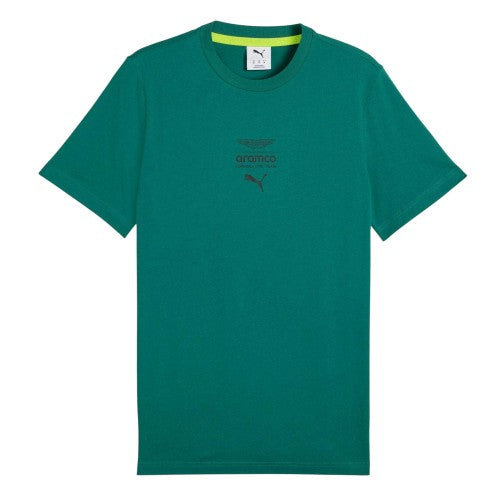 Front - Puma Mens Motorsport Aston Martin F1 Logo T-Shirt