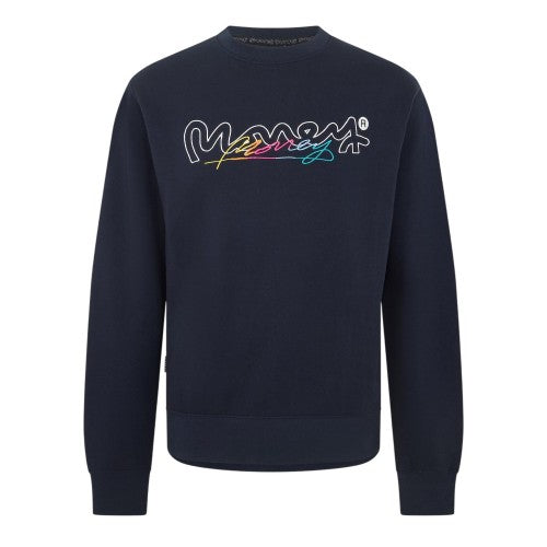 Front - Money Mens Chop Vice Crew Neck Sweatshirt