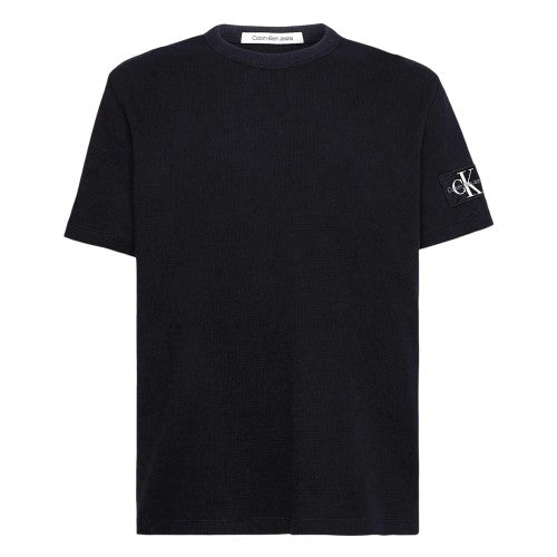 Front - Calvin Klein Mens Waffle Boxy T-Shirt