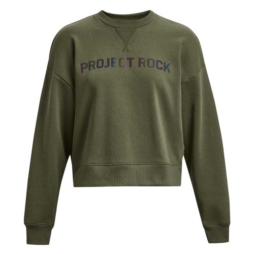 Front - Under Armour Womens/Ladies Project Rock Back Print Sweatshirt