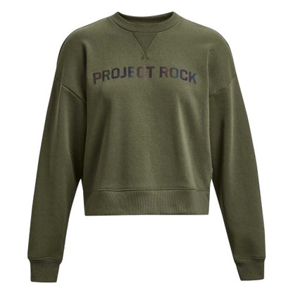 Front - Under Armour Womens/Ladies Project Rock Back Print Sweatshirt
