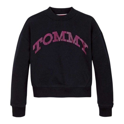 Front - Tommy Hilfiger Childrens/Kids Foil Crew Neck Sweatshirt