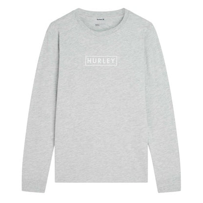 Front - Hurley Mens Box Logo Regular T-Shirt