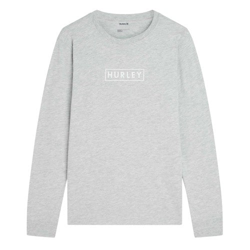 Front - Hurley Mens Box Logo Regular T-Shirt