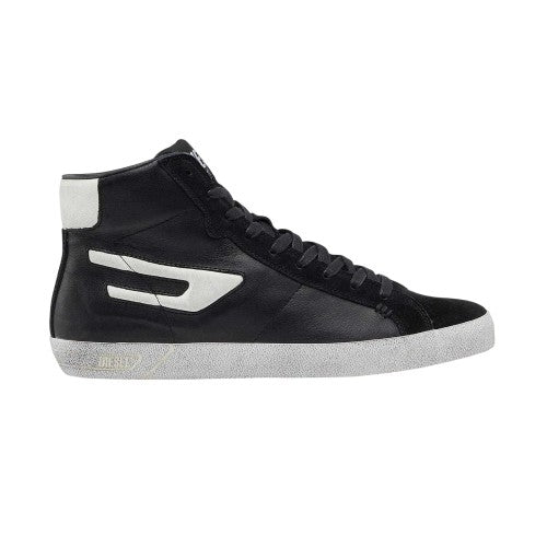 Front - Diesel Mens Leroji Leather High Tops