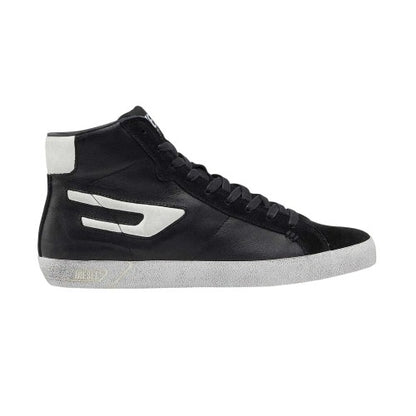 Front - Diesel Mens Leroji Leather High Tops