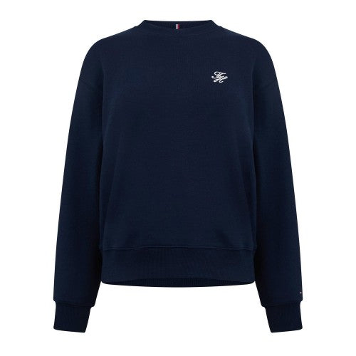 Front - Tommy Hilfiger Womens/Ladies Script Sweatshirt