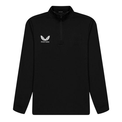 Front - Castore Childrens/Kids Adapt Quarter Zip Sweatshirt