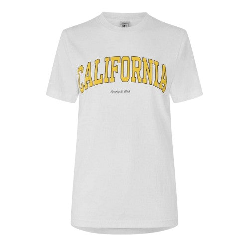 Front - Sporty & Rich Womens/Ladies California T-Shirt