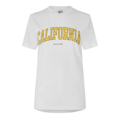 Front - Sporty & Rich Womens/Ladies California T-Shirt