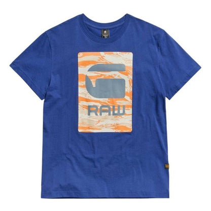 Front - G-Star Mens Box Camo T-Shirt