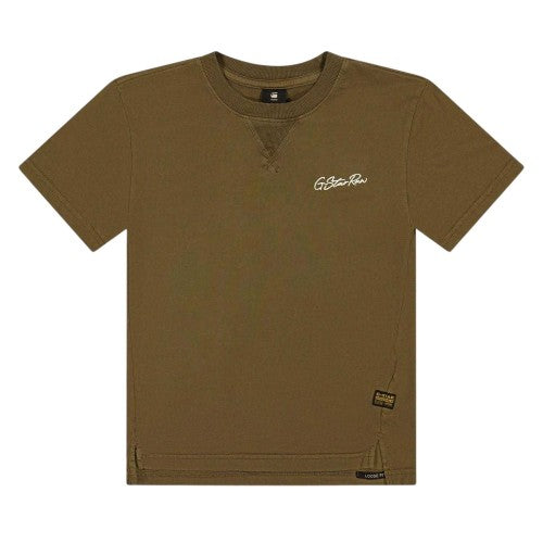 Front - G-Star Childrens/Kids Logo Cotton T-Shirt