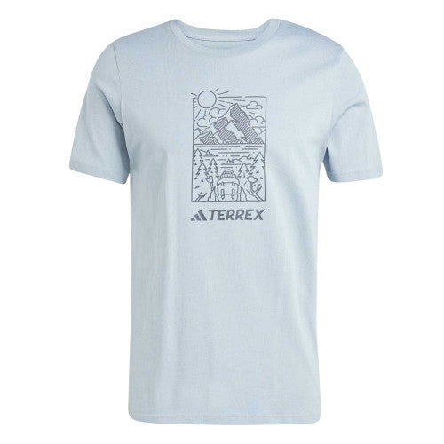 Front - Adidas Mens Terrex Graphic T-Shirt