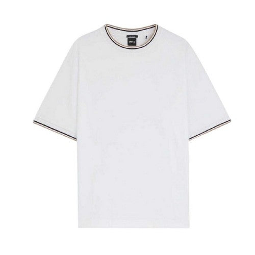 Front - Boss Mens Plain Woven T-Shirt