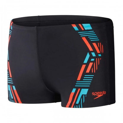 Front - Speedo Mens Tech Swim Shorts