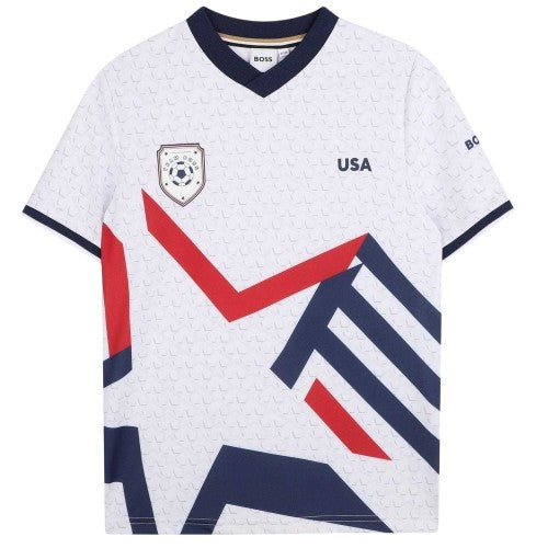 Front - Boss Childrens/Kids USA Football T-Shirt