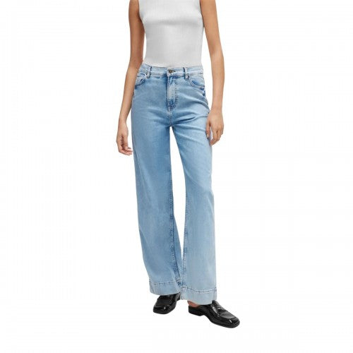 Front - Boss Womens/Ladies Marlene HR 3.0 High Waist Regular Jeans