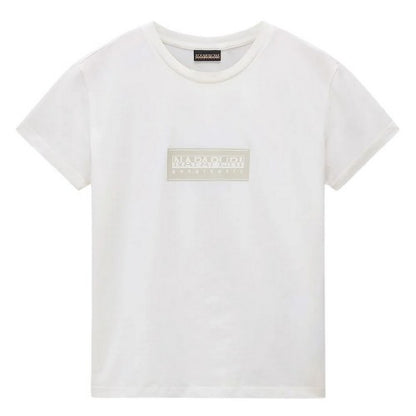 Front - Napapijri Womens/Ladies Box Logo T-Shirt