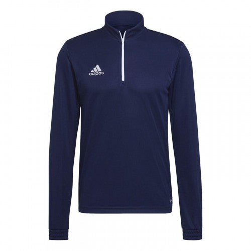 Front - Adidas Mens Entrada 22 Quarter Zip Training Sweatshirt