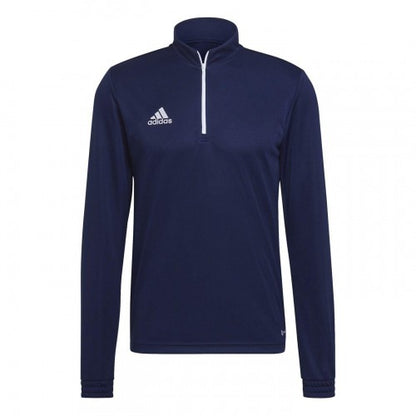 Front - Adidas Mens Entrada 22 Quarter Zip Training Sweatshirt