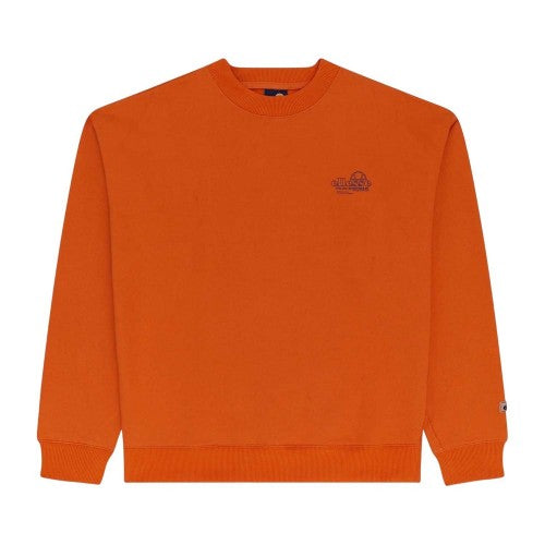 Front - Ellesse Mens Logo Ribbed Collar Long-Sleeved Sweatshirt