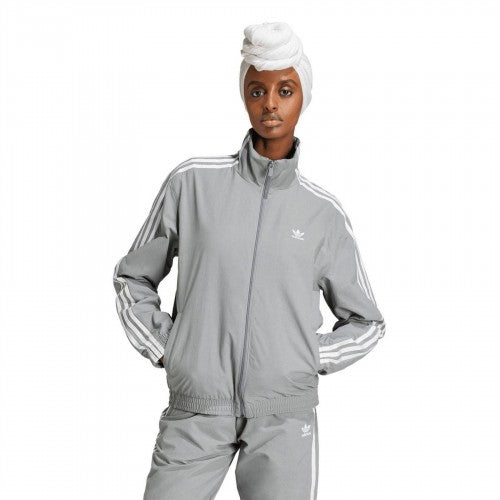 Front - Adidas Mens Originals 3 Stripes Regular Track Jacket