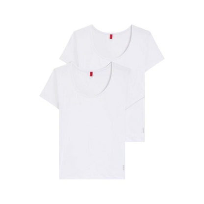 Front - Hugo Womens/Ladies Stretch T-Shirt (Pack of 2)
