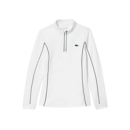 Front - Lacoste Womens/Ladies Quarter Zip Tennis Sweatshirt